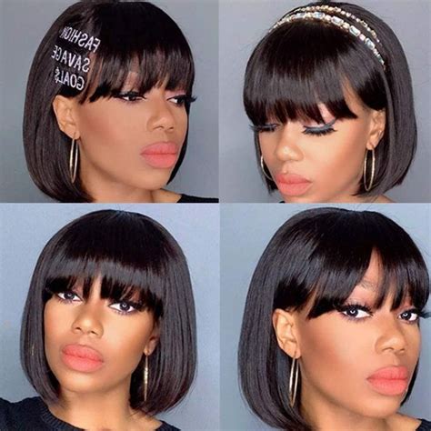 Bob Wigs with Fringe: The Epitome of Style and Functionality