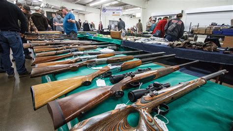 This Eagle River gun show is held at Eagle River Ice Arena and hosted by Bob and Rocco's Gun Shows. All federal and local firearm laws and ordinances must be obeyed. Next Show Dates: May 26, 2023 - May 28, 2023 Show Cost: $7.00 Discount Requirements: Children 14 & under: Free Venue: Eagle River Ice Arena. 