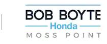 Bob boyte honda moss point. Honda New, Certified Used & Pre-Owned Auto Loan, Bob Boyte Honda Moss Point. Dealer serves Pascagoula, Gulfport, Biloxi, D?Iberville, MS & Mobile, AL. We work with bad credit, bankruptcy, high risk credit & first-time buyers. (228) 205-0805 