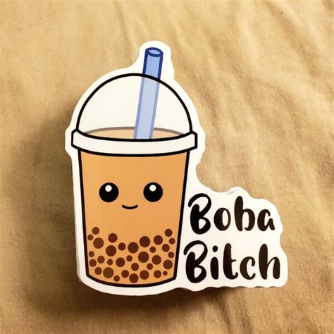 Sip, sip bitch! 🧋 Enable your unhealthy boba addiction with this enamel keychain of a classic Asian drink - black milk tea with honey boba. You know you're a basic bitch for loving bubble tea, but you can't stop, so embrace it with a Basic Boba Bitch keychain.