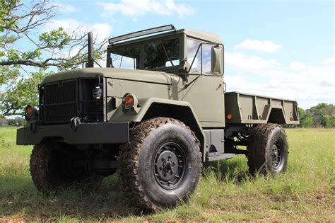 m35a2 Deuce and half bobbed - $9500 (Rogers) 1984 M35a2 bobbed deuce and half for sale on 49''XLZ tires fully street legal with title and will do 60-65mph , i drive weekly Runs and Drives Great and has a Multi-Fuel Continental 465 LDT turbocharged engine with 5speed in it and will run on kerosene,gas,Diesel, used motor oil,ect the exhaust has. 
