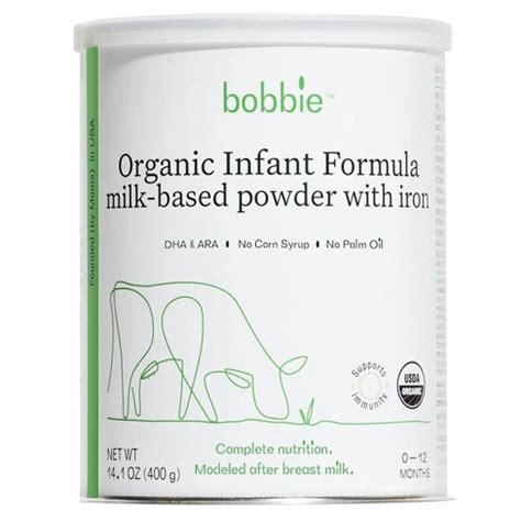 Bobbie infant formula. 