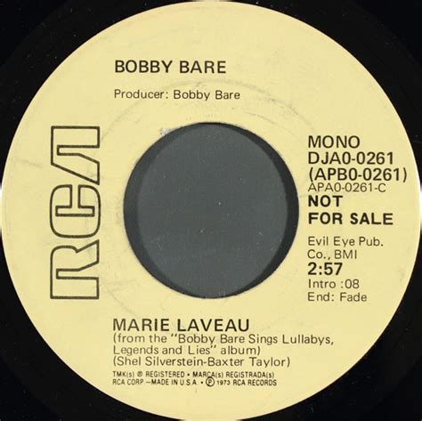 Bobby Bare – Marie Laveau (1974, Vinyl) - Discogs