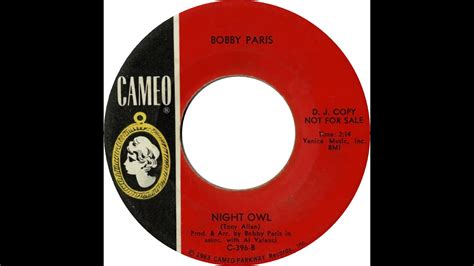 Bobby Paris - Night Owl - YouTube