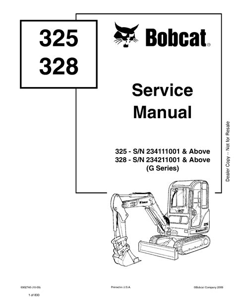 Bobcat 325 328 repair manual mini excavator 514013001 improved. - La dialectica del amo y del esclavo en hegel.