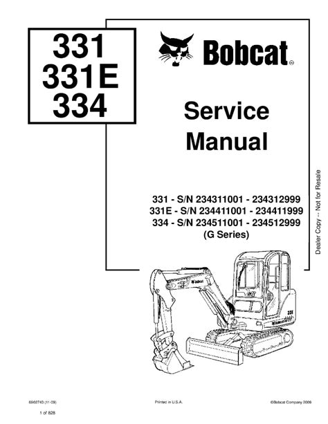 Bobcat 331 331e 334 manuale delle parti. - Sundhedsvaesenets begraensning i et sygt samfund.