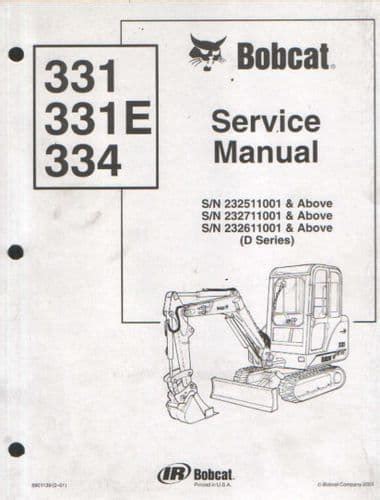 Bobcat 331 331e 334 reparaturanleitung minibagger 512913001 verbessert. - Yamaha fj1100 fj1200 1984 1993 reparatur service handbuch 537.