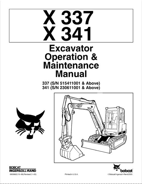 Bobcat 337 341 compact mini excavator complete workshop service repair manual. - Bikin kopling manual honda supra 125 injeksi.