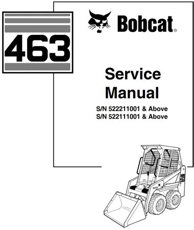 Bobcat 463 skid steer loader service repair workshop manual s n 522211001 above s n 522111001 above. - User manual for husqvarna quilt designer.