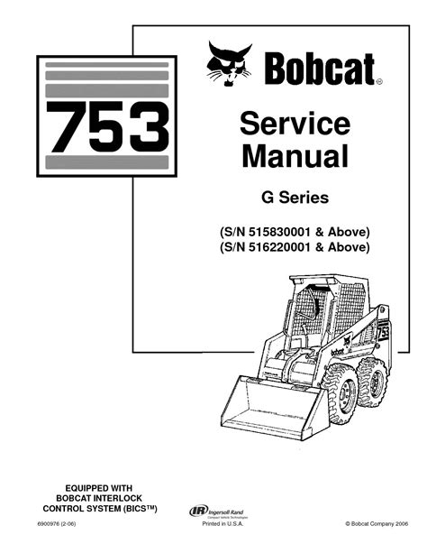 Bobcat 753 handbuch zum kostenlosen download. - 1998 1999 polaris big boss 6x6 service repair manual minor stains factory oem.