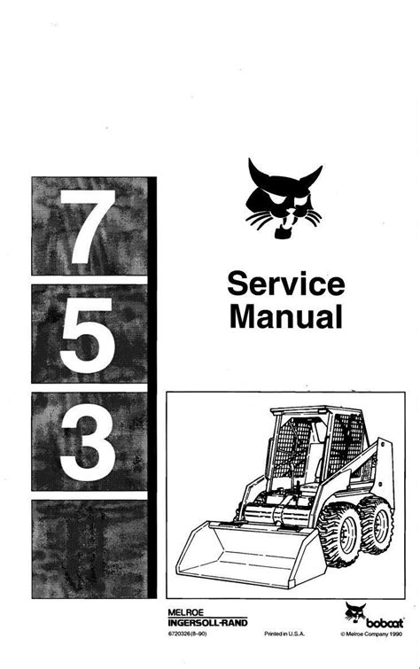 Bobcat 753 hydraulic fluid change.  It provides necessary servicing and adjustment procedures fo...