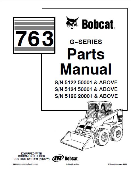 Bobcat 763 763 h service repair manual for skid steer loader. - Mi quam een schoon geluit in mijn oren.