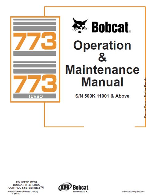 Bobcat 773 g repair service manual. - 2015 manuale di manutenzione di camry toyota.