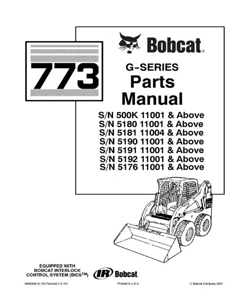 Bobcat 773 g series need serial number operators manual. - 1965 manuale di manutenzione cherosee piper.