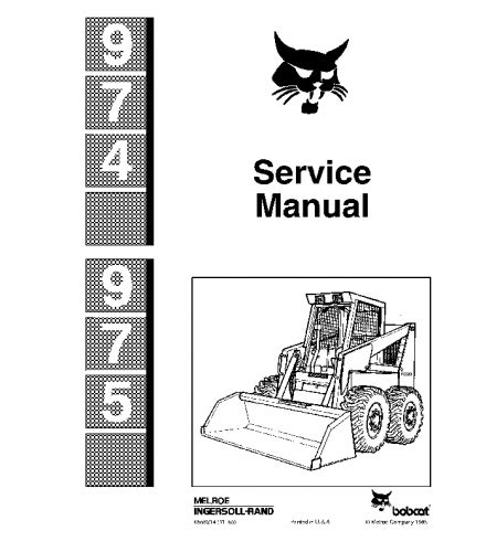 Bobcat 974 skid steer service manual. - Sony dcr trv230 dcr trv330 dcr trv530 service manual.