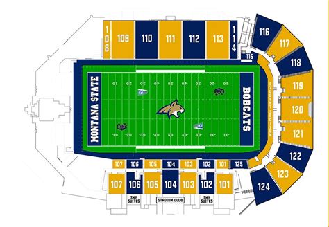 Bobcat Football Stadium Seating Chart A Visual Reference of Charts