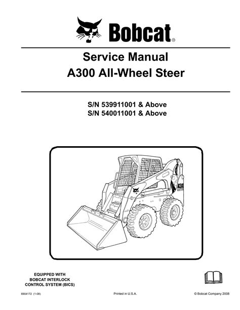 Bobcat a300 repair manual skid steer loader 539911001 improved. - Guida alla riparazione di citroen xsara picasso.