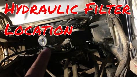 Bobcat hydraulic filter location.  Thanks for watching.  This filter is ...
