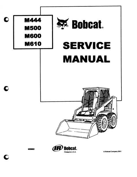 Bobcat m610 skid steer loader repair manual. - Dynamic stiffness of rectangular foundations research report.