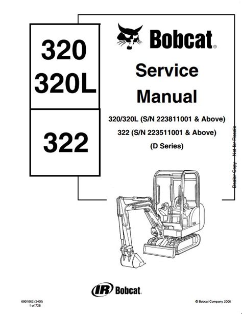 Bobcat mini excavator 320 322 service manual 223911001 224011001. - Guide spirituel des chemins de saintjacques num.