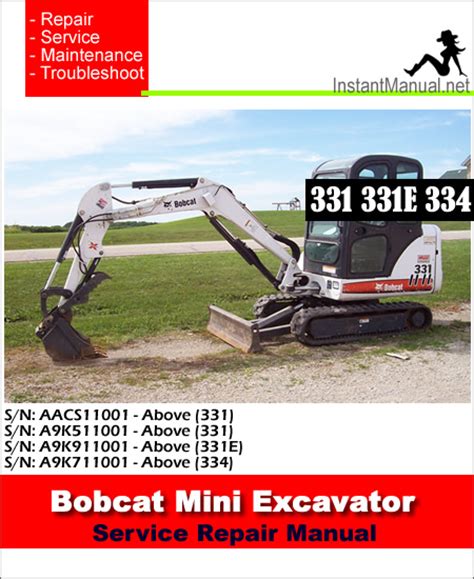 Bobcat mini excavator 331 331e 334 service manual aacs11001 a9k711001. - New home sewing machine manual model 1502.