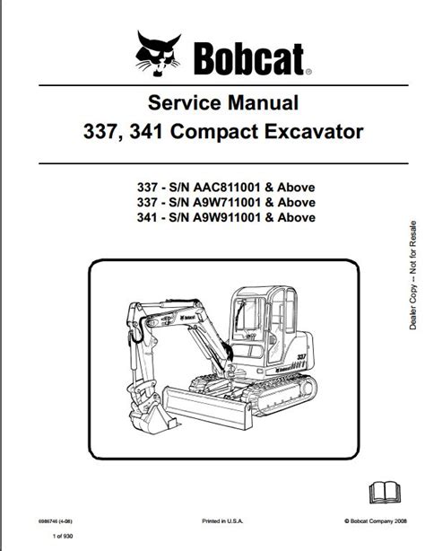 Bobcat mini excavator 337 341 service manual aac811001 a9w911001. - Collaboration in international rural development a practitioners handbook.
