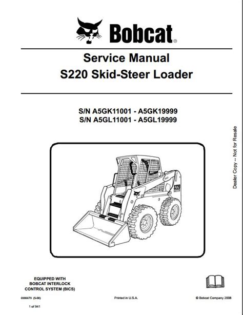 Bobcat s220 repair manual skid steer loader a5gk11001 improved. - Manuali per forni a gas bryant.