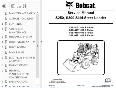 Bobcat s250 s300 repair manual skid steer loader 530911001 improved. - Canon bjc 4400 bjc4400 printer service manual.