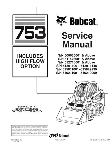 Bobcat skid steer 753 manuale schema elettrico. - Hair loss a sufferers guide female hair loss male pattern.