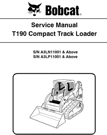 Bobcat t190 reparaturanleitung kettenlader a3ln11001 verbessert. - 2015 polaris sportsman 550 eps service manual.