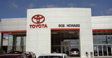 Bobhowardtoyota. Bob Howard Toyota. of Oklahoma City, Oklahoma - 73131 Contact Information; Hours of Operation; Special Offers; Dealer Services; Address. 12929 North Kelley Avenue ... 