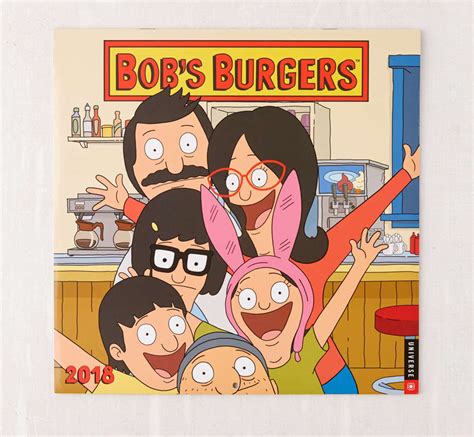 Download Bobs Burgers 2018 Wall Calendar By Not A Book