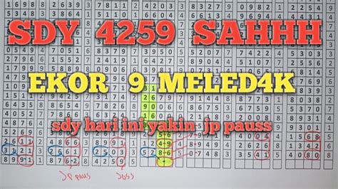 Bocoran togel sdy hari ini keluar. Tarikan paito sdy hari.
