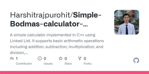 Bodmas calculator in python.  A simple calculator implemented in C++ using ...