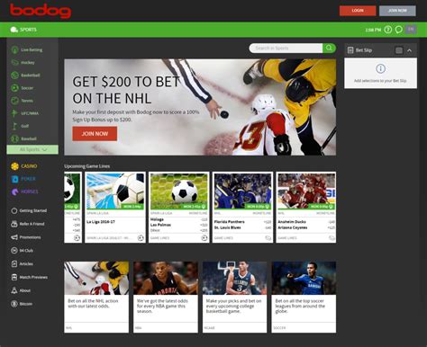 Bodog Australia gaming