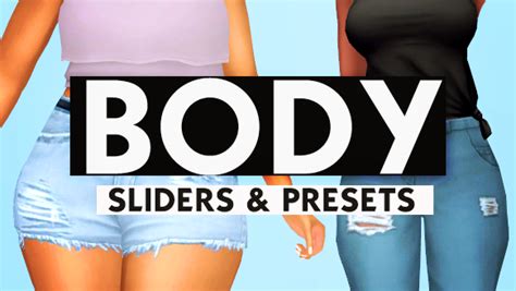 Body Shape Mod Sims 4 Recipes