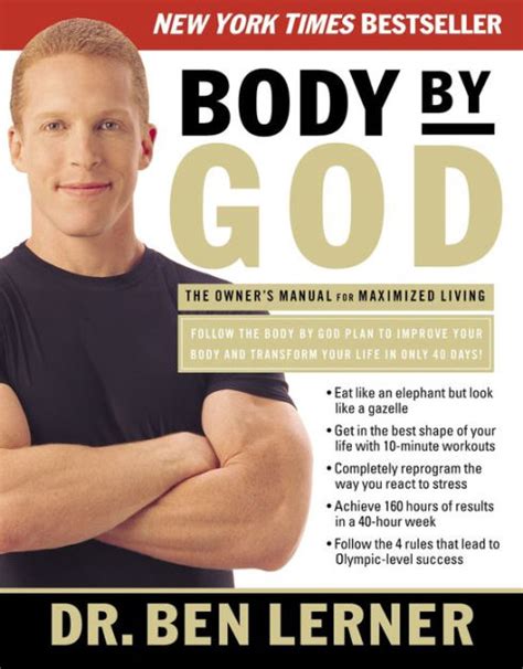 Body by god the owners manual for maximized living ben lerner. - Manual of primavera p6 advanced resource management.