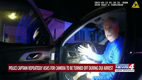 Body cam footage shows Oklahoma police captain arrested for DUI: 'Turn the camera off, please'