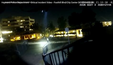 Body camera video released of deadly Hayward police shooting