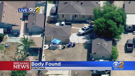 Body found in fontana today.  Police received a report regarding a possible ...