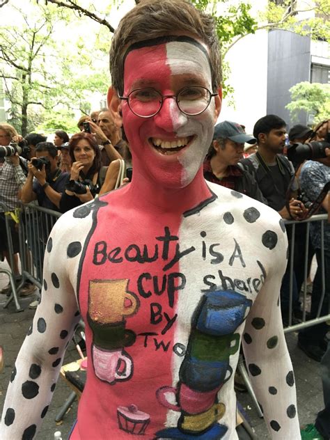 Body nude paint. Location: Central Park, New York, New York, USA. More information: Pic shows: Nude body painting rally with ore than 50 nudist models getting painted by 40 body painting artists in … 
