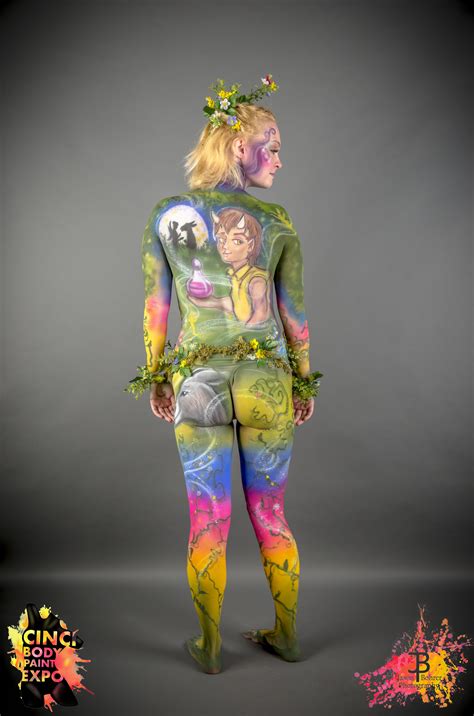 Body paint on