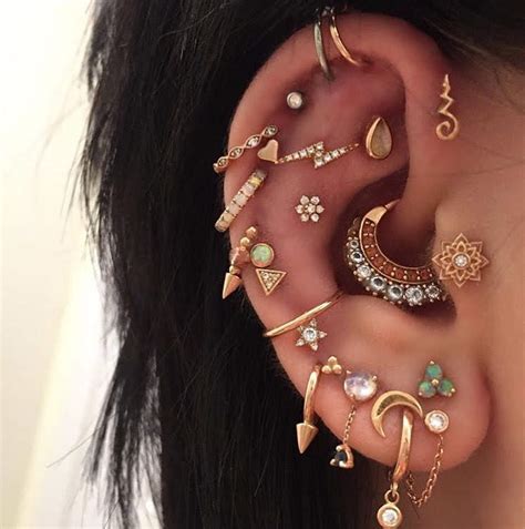 Body piercings near me. Ear piercings. Earlobe piercings are the most common ear piercings—almost everyone gets … 