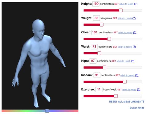 The 3D BMI Formula Explained. The standard formula for BMI, as used in a 3D context, is: BMI = weight (kg) / (height (m))^2. Here, the weight is measured in kilograms, and height is measured in meters. The resulting BMI value can provide an indication of whether a person is underweight, normal weight, overweight, or obese.. 