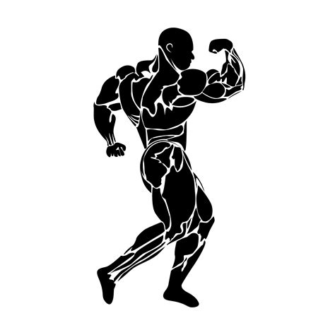 BodyBuilder .003 vector image for your DIYproject by WonderVector
