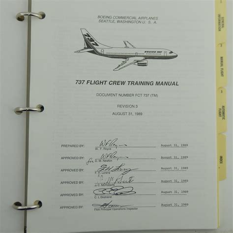 Boeing 737 flight manual supplement sample. - Electrical product safety a step by step guide to lvd.