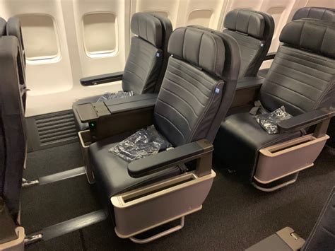 Seats are arranged in a 3-3 configuration with at least 34 inches of pitch. Oddly, 14DEF are Economy Plus seats, while 14ABC, just across the aisle, are not. Personally, my first picks on the 737-900ER are the window seats in Row 21, the second emergency exit row. The same would apply on the MAX 9. So, 21A and 21F.