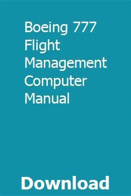 Boeing 777 flight management computer manual. - The writer s handbook 365 days of inspiration motivation.