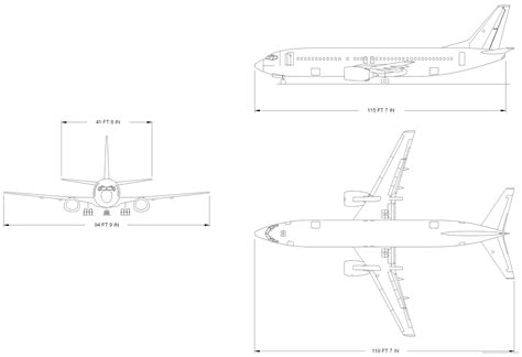 Boeing Dimensions & Drawings Dimensions.com