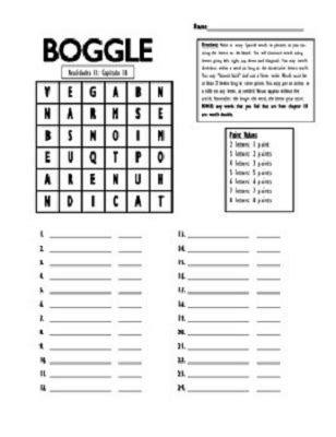 Boggle Game Rules to Play and Printables Activity Shelter